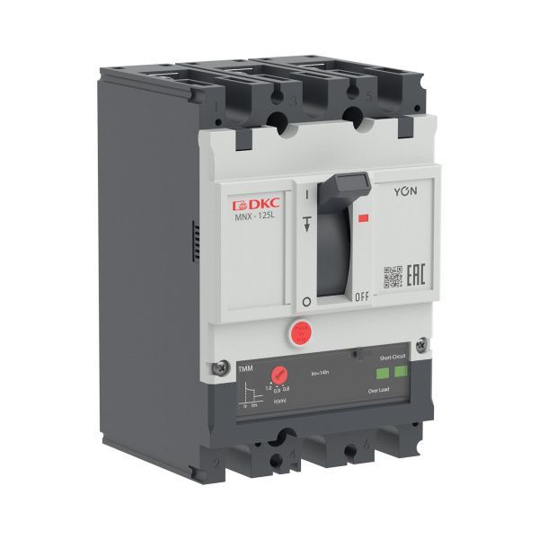 Авт. выкл. YON pro MNX125L 3P 50A 70kA при AC415V расц. TMM